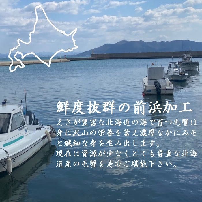 【お中元オススメ！】【訳あり】北海道産　毛蟹　2尾セット（合計約800～900ｇ分）　付け足　毛がに　けがに　ケガニ　母の日　父の日　お中元　お歳暮　フードロス