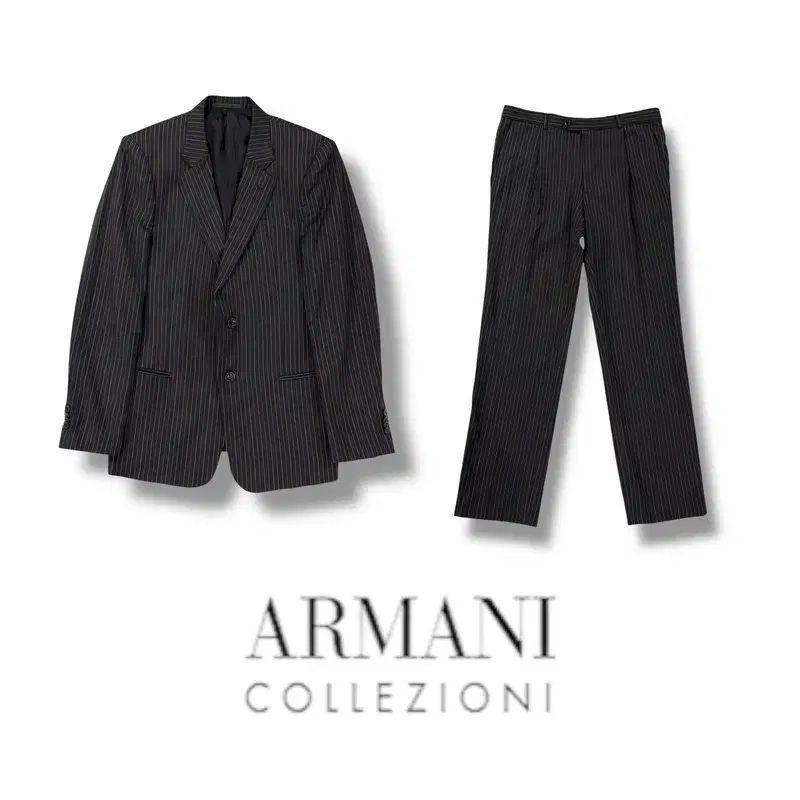 ARMANI(アルマーニ) ARMANI COLLEZIONI(アルマーニコレツォーニ) ストライプ セットアップ s05163 - メルカリ