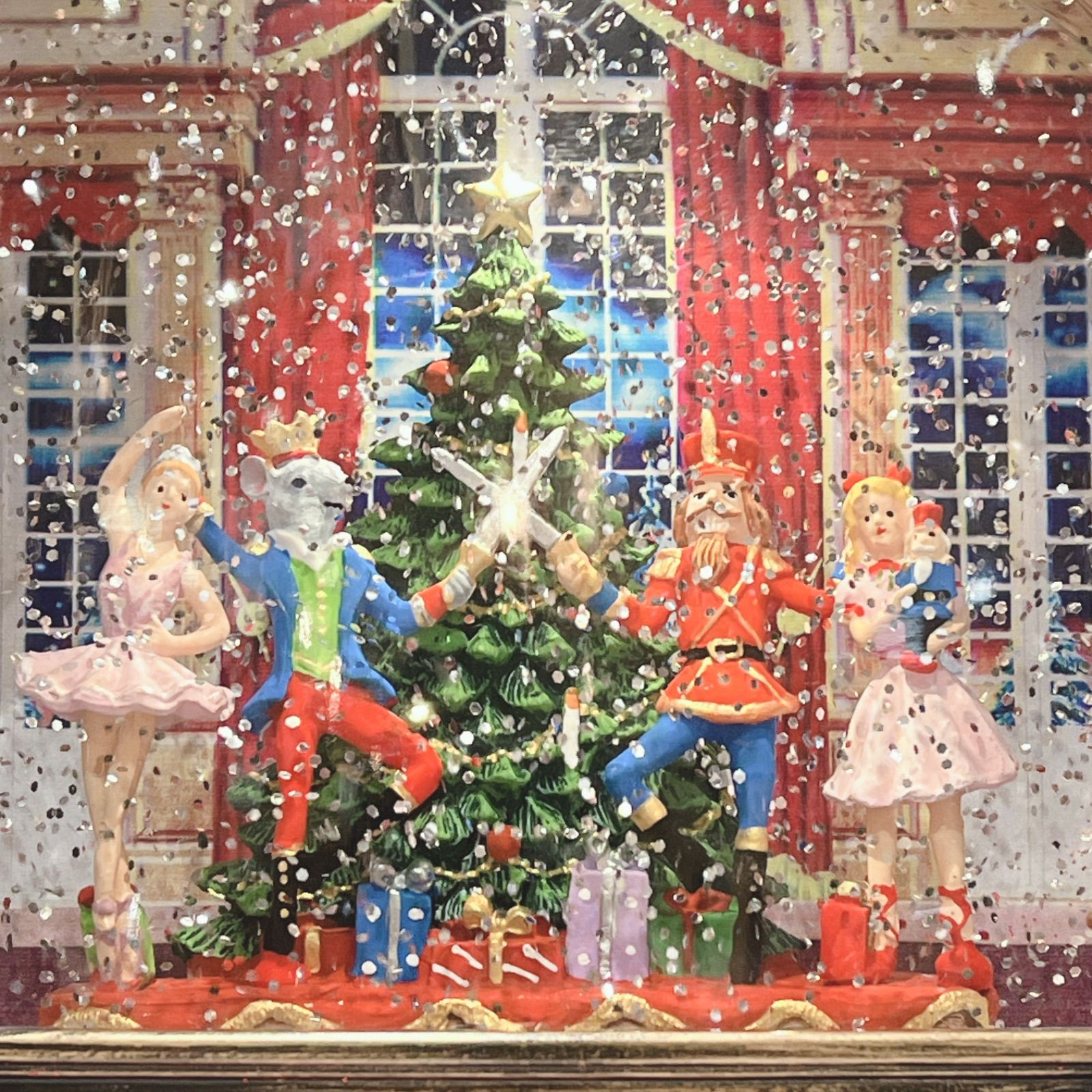 【新品】リキッドLED ナッツクラッカー シアターオブジェ くるみ割り人形 楽天市場】リキッド LED ナッツクラッカー シアター ホワイトくるみ