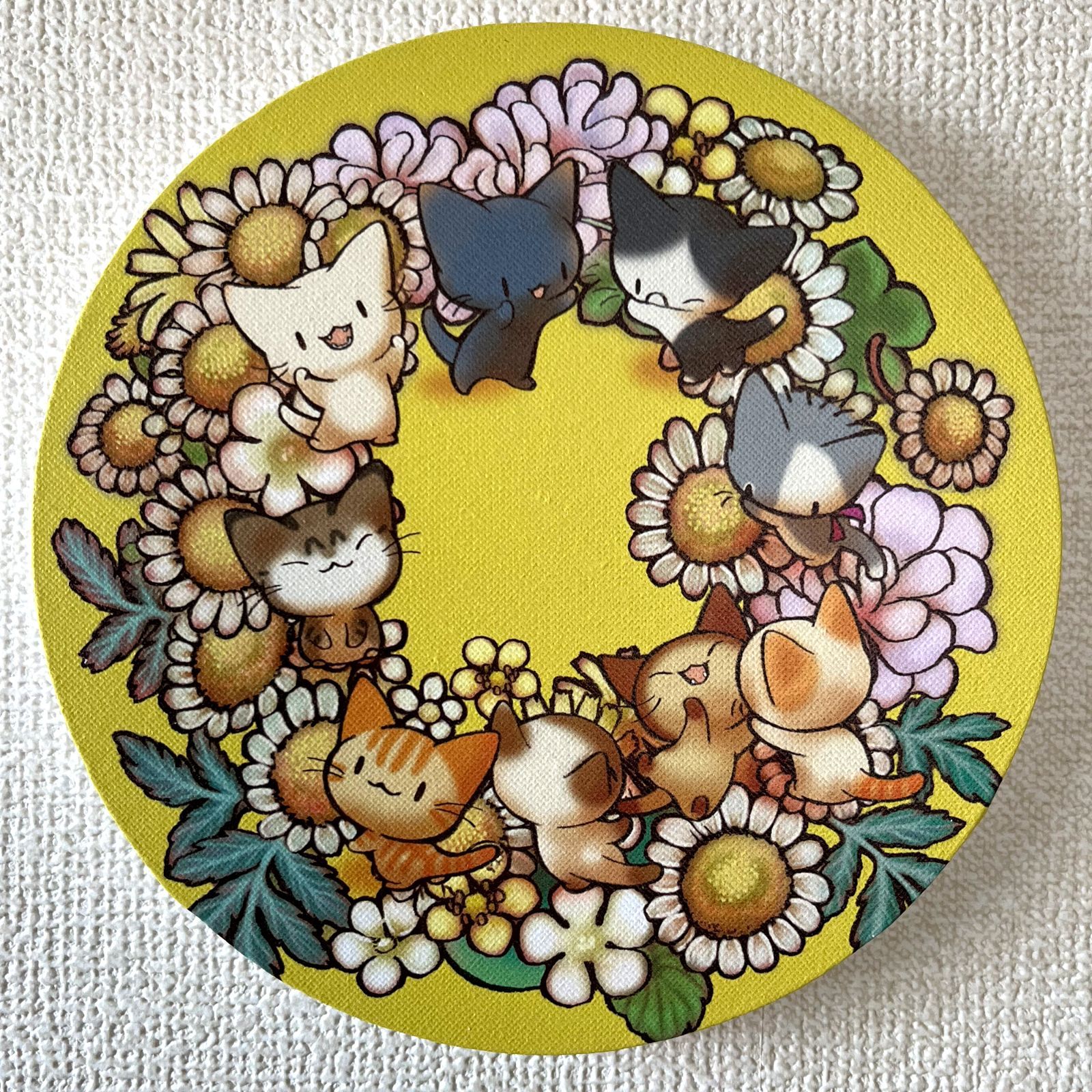 キャンバスアート 花輪 ひごみお