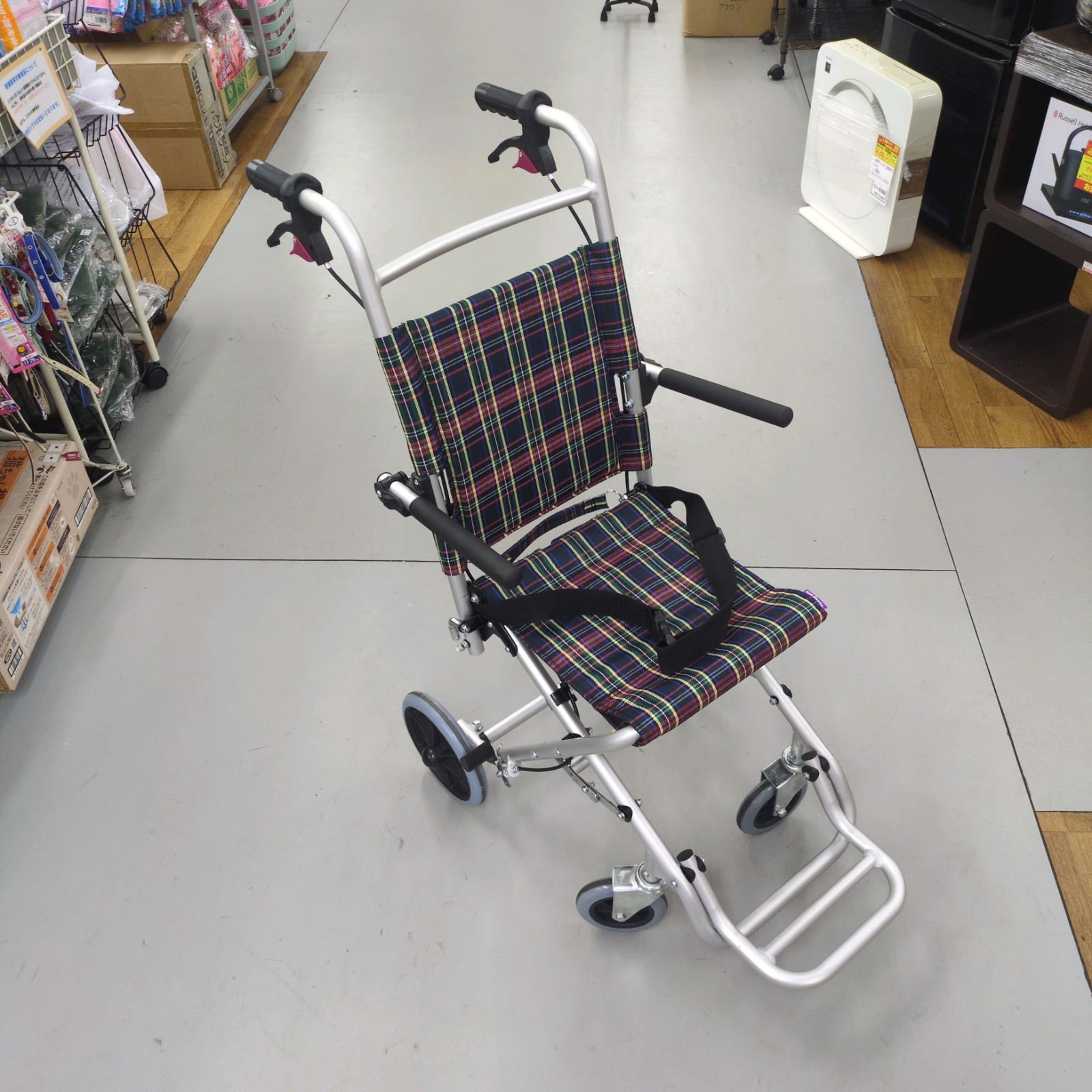 J507 多少の小キズ有り KADOKURA 簡易式介助車 A502-AK