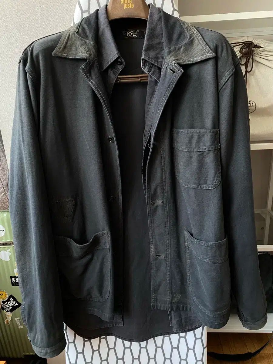 L RRL 修理 ジャージ ワークジャケット