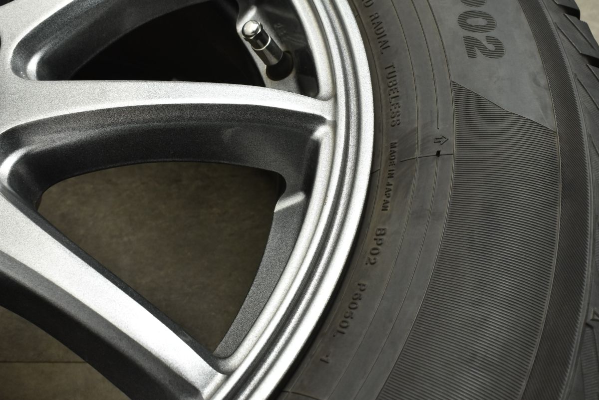 今日のコーデ ホイール良好 SPORT ABELIA 16in 6.5J 38 PCD114.3 プラクティバ アイス BP02 215 60R16 ヴェゼル オデッセイ CX-3 MPV