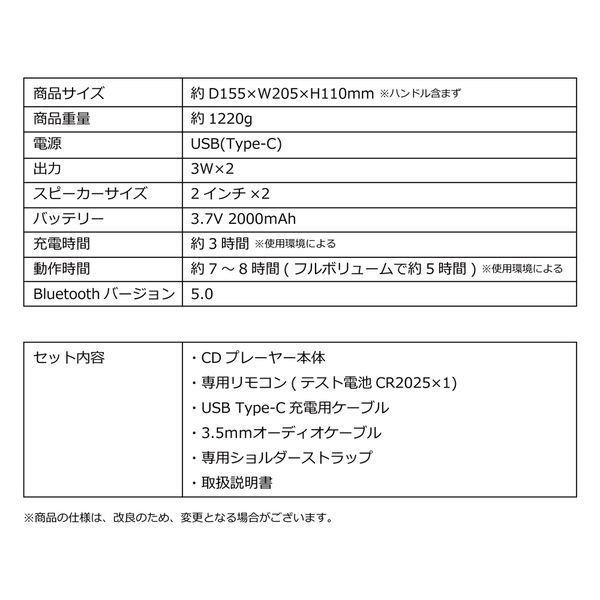 レトロ型CDプレーヤー