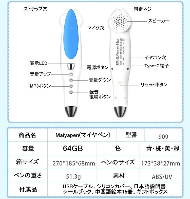 日本語説明書付