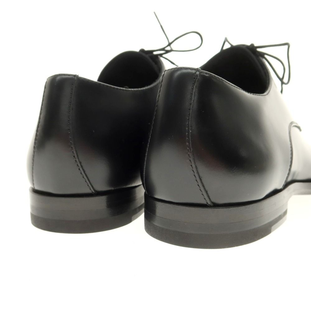  ディースクエアード ポインテッドトゥ レザー シューズ ブラック サイズ41 メンズ デッキシューズ 靴