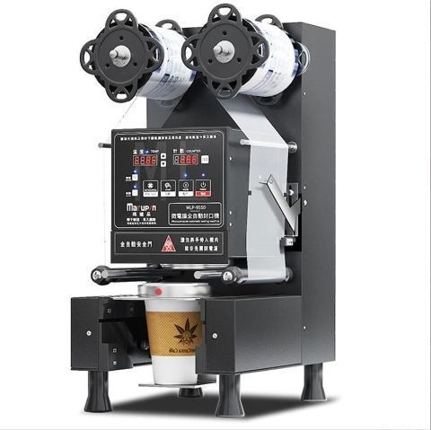 電動カップシーリングマシン 全自動業務用カップシーラー タピオカティー/ミルクティー/ジュース ボバメーカーマシン 400-600カップ 電動カップシーリングマシン 全自動業務用カップシーラー タピオカ