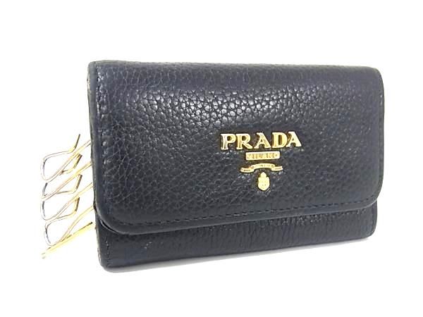 楽天市場】PRADA プラダ レザー6連キーケース型押し