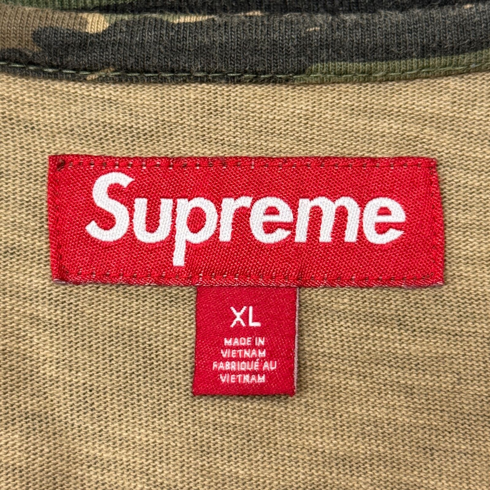 国内正規 Supreme 24SS S/S Pocket Tee Tiger Camo ポケットTシャツ