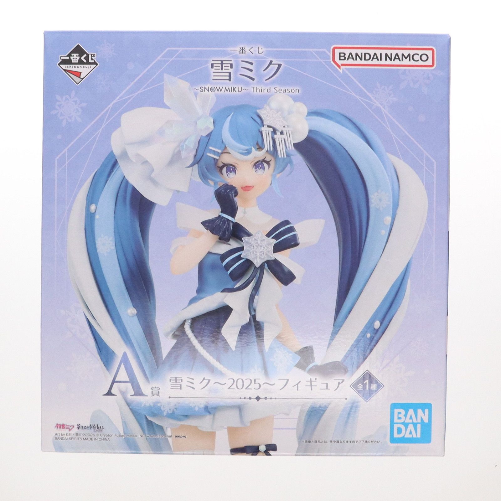 A賞 雪ミク 〜2025〜 一番くじ 雪ミク 〜SNOW MIKU〜 Third Season キャラクター・ボーカル・シリーズ01 初音ミク フィギュア プライズ バンダイスピリッツ