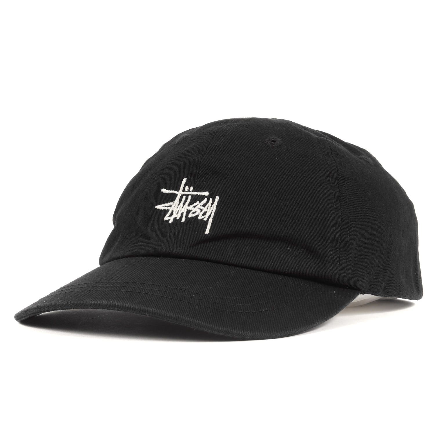 STUSSY ステューシー キャップ ストックロゴ ツイル 6パネルキャップ