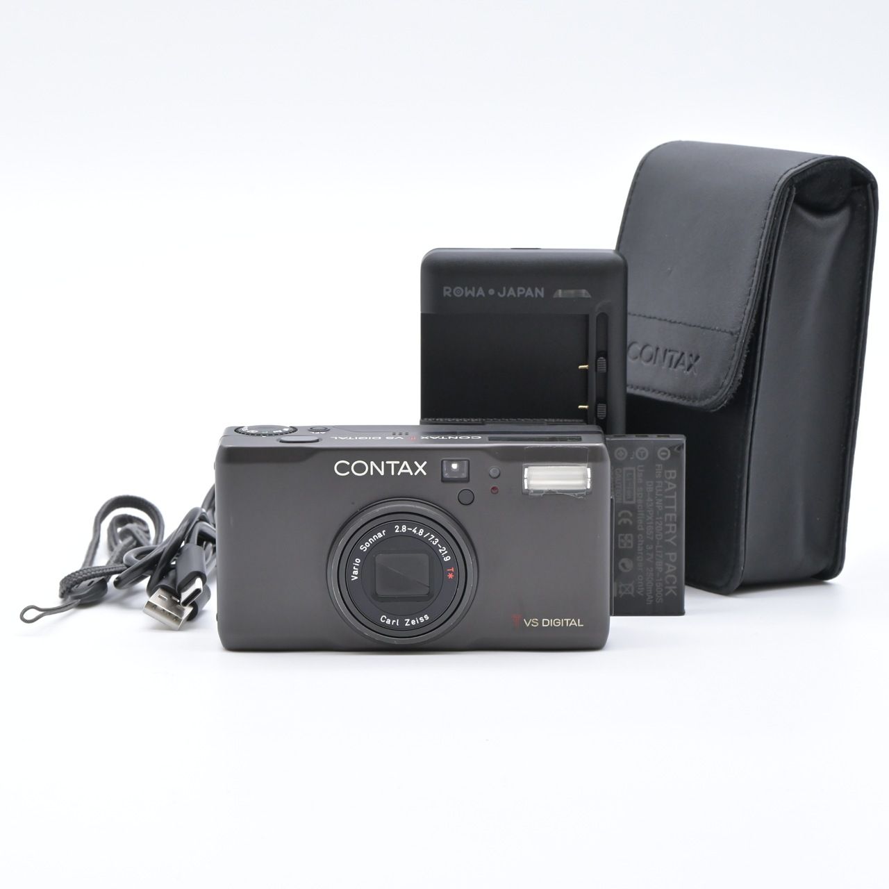 CONTAXコンタックス TVS DIGITAL　コンパクトデジタルカメラ 中古】CONTAX コンタックス Tvs DIGITAL チタンブラック