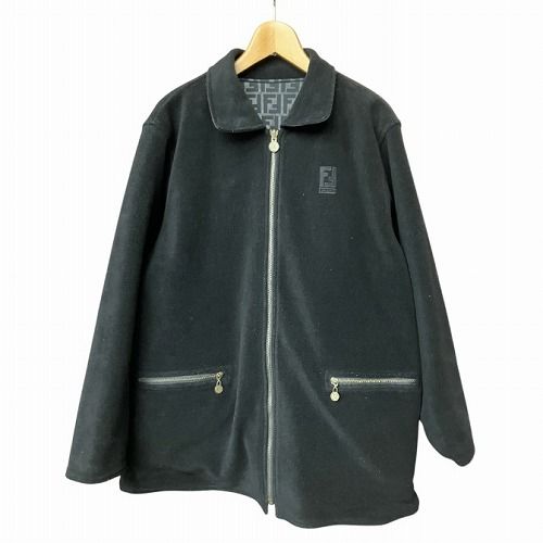 フェンディ FENDI JEANS 90S Vintage リバーシブル フリース ブルゾン