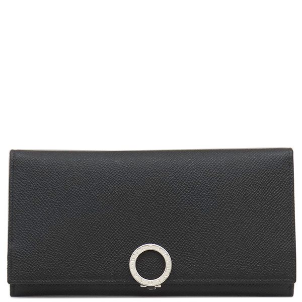 ブルガリ 長財布 新品未使用 ブラックレザー 新品未使用品