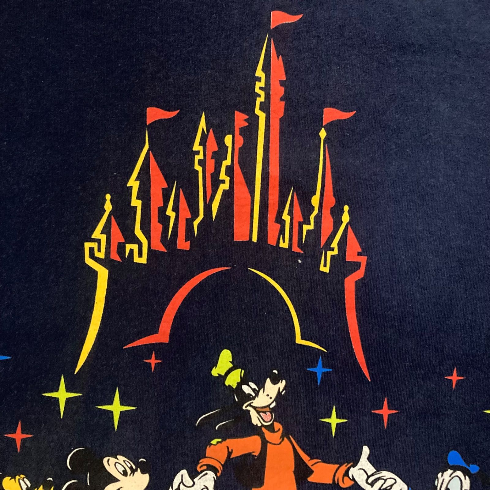 え*め様 90s Disney Walt&Mickey MagicKingdom 古着 DISNEY World Magic Kingdom 2000 ディズニー Mickey Mouse Walt