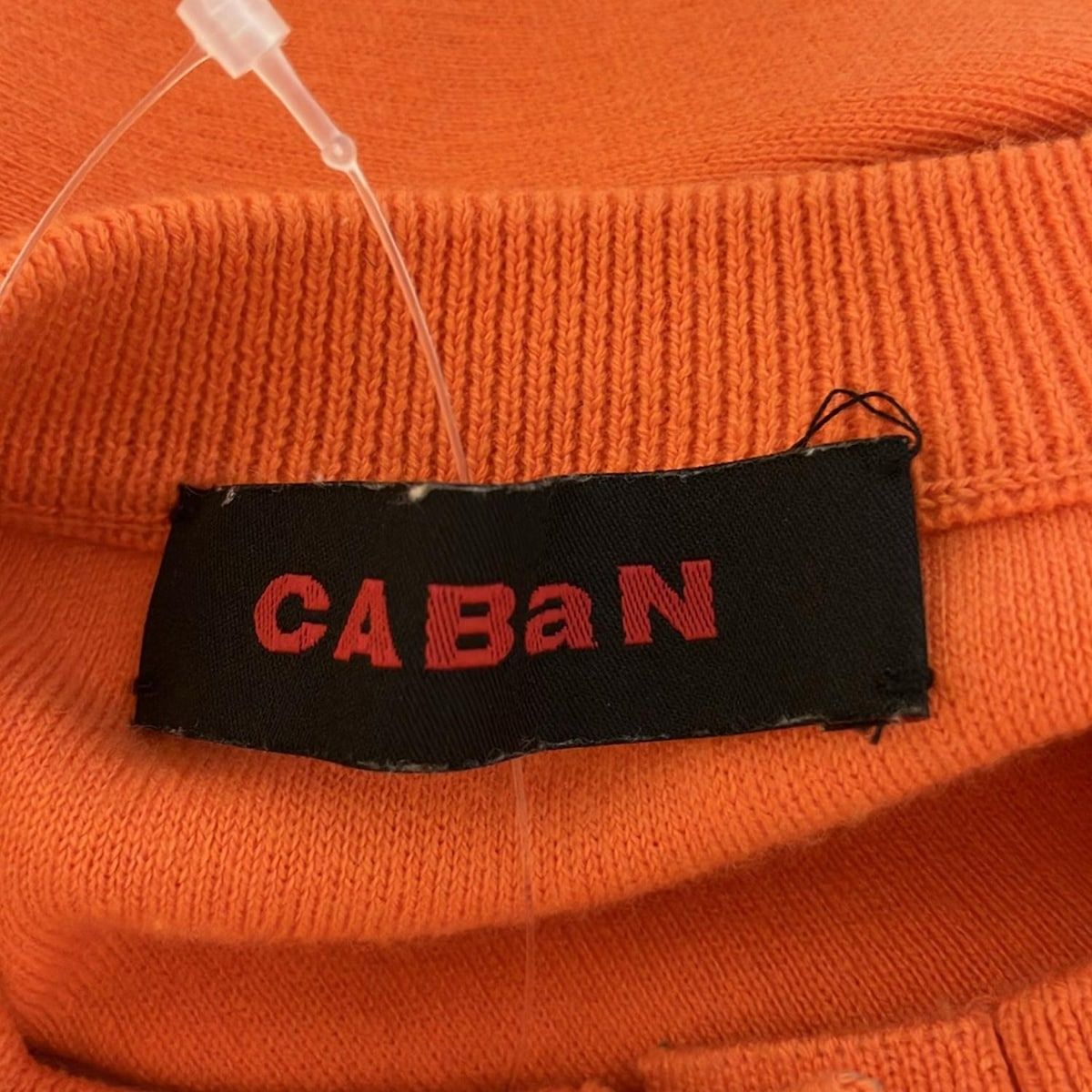 CABaN(キャバン) カーディガン サイズXS レディース - オレンジ