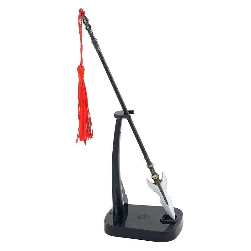 古代中国 武器 覇王 項羽 霸王槍 全長 22cm / ミニチュア フィギュア