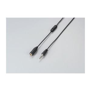 まとめ エレコム TV用ボリューム付ヘッドホン延長コード EHP-TVE0130BK ×5セット
