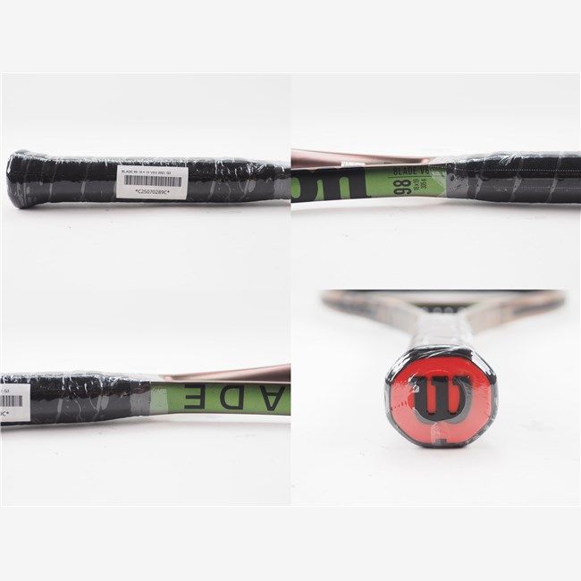中古 テニスラケット ウィルソン ブレード 98 16×19 バージョン8.0 2021年モデル (G3) WILSON BLADE 98 16×19 V8.0 2021 (c25070289c) Wilson ウイルソン(Wilson) 2021年 ブレード 98 S (295g) V8.0
