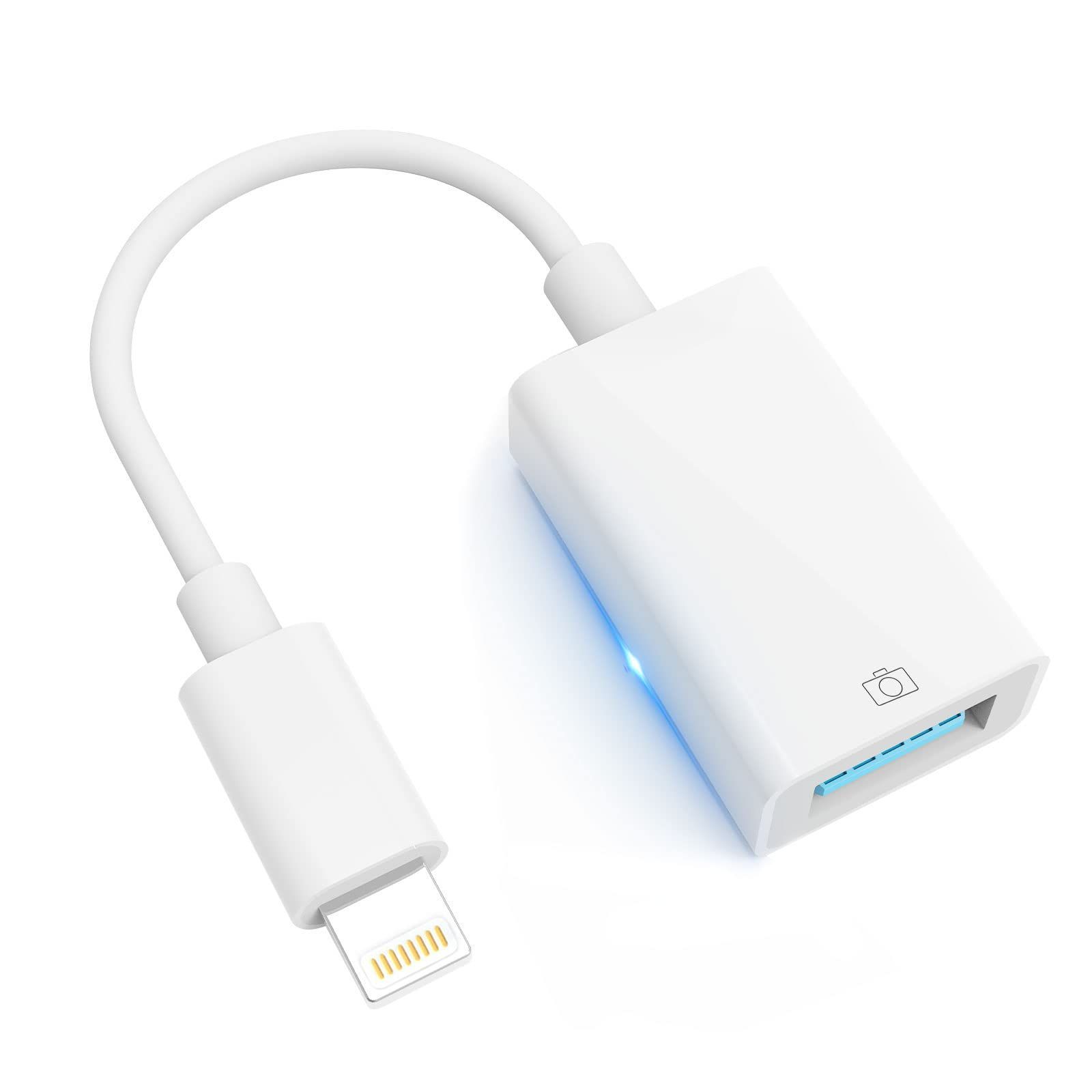 Lightning USB 3.0 OTG 変換アダプタ 飛ば iPhone iPad