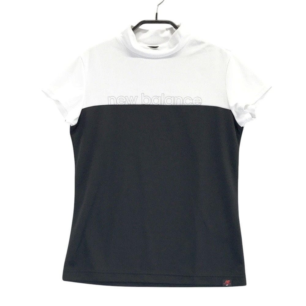 New Balance ブラック ハイネックシャツ サイズ：0 NEW BALANCE GOLF ニューバランス ハイネック 半袖Tシャツ