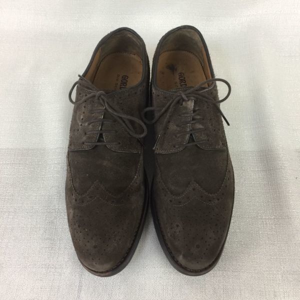 GORDON&BROS ゴードン＆ブロス レザービジネスシューズ/サイズ 40/24.5-25.0程度/スエード加工本革/ダークブラウン/焦げ茶/管NO.UA4-8 GORDON&BROS ゴードン＆ブロス レザービジネスシューズ/サイズ 40/24.5