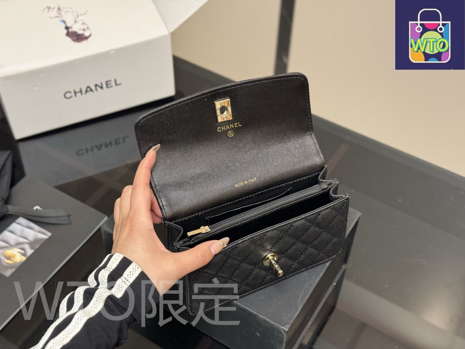 今日特価】Chanel シャネル 25C新作ライチ柄牛皮バッグ