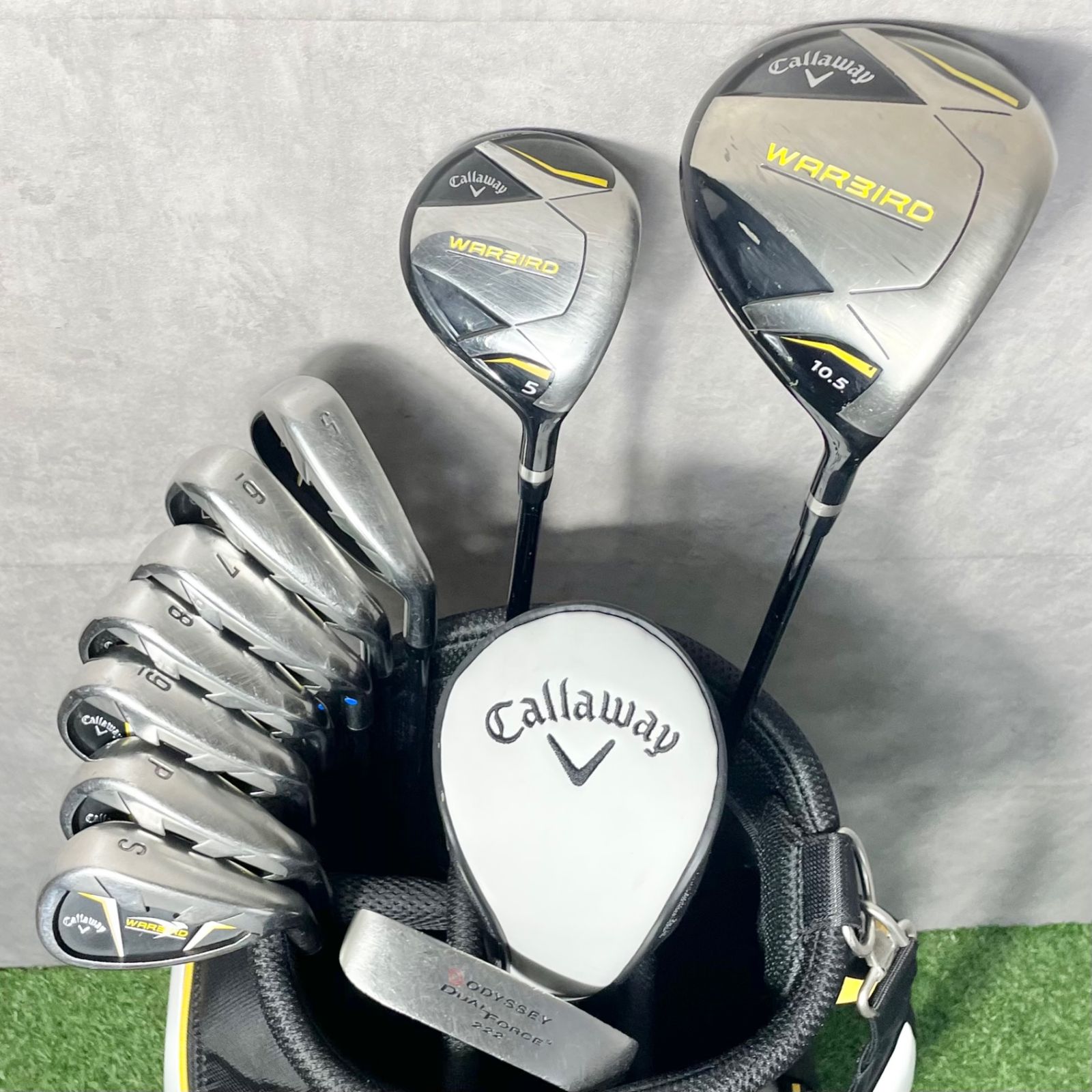 ゴルフ Callaway warbird アイアンセット ドライバー ゴルフバッグ