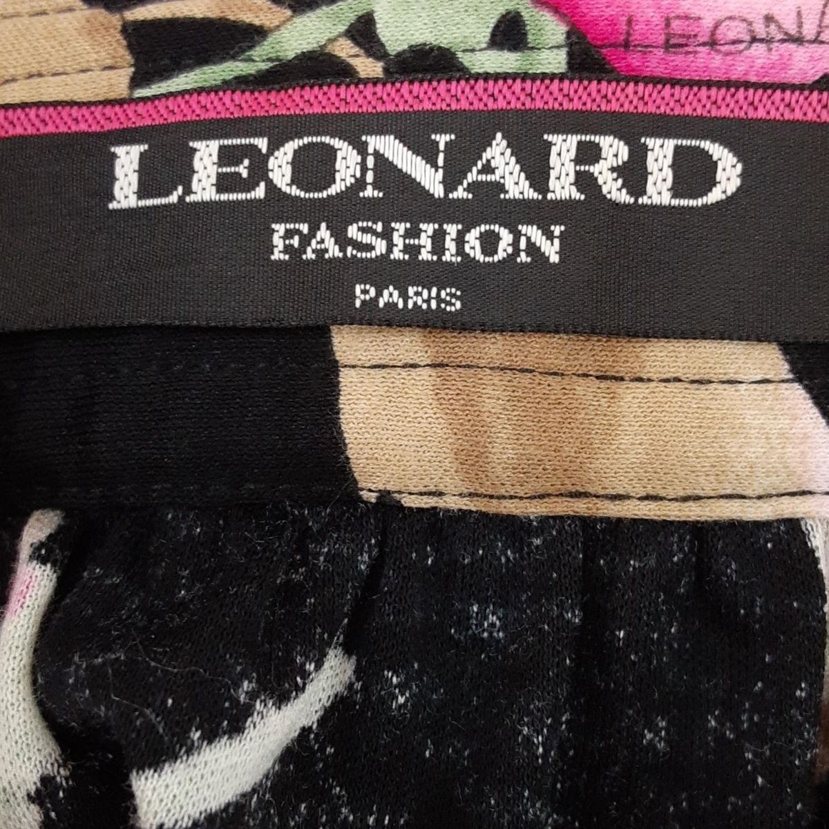 LEONARD(レオナール) ワンピース サイズS レディース美品 - 黒