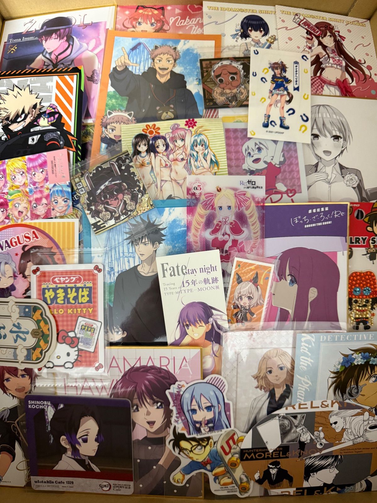 紙類 アニメ ゲーム まとめ売り 大量 色紙 コースター ポストカード