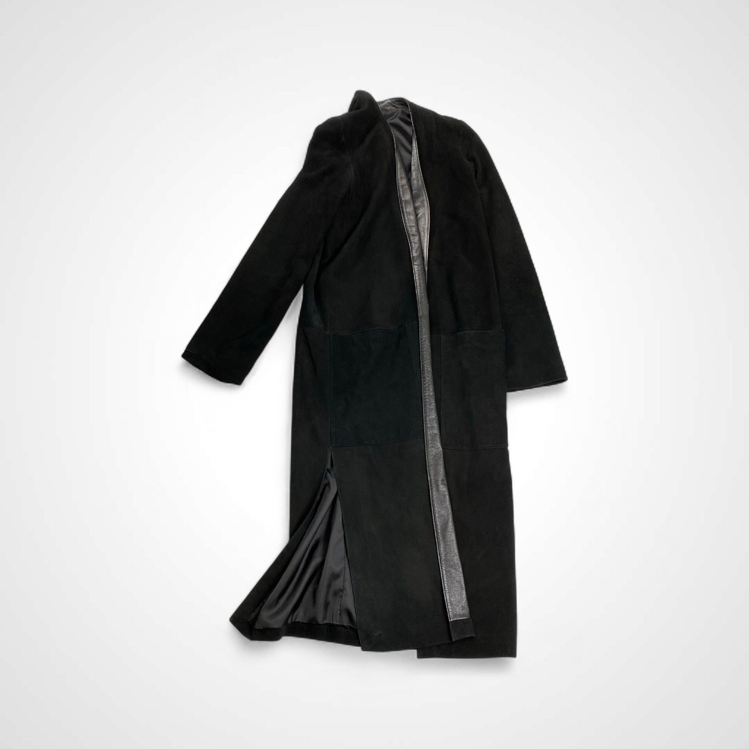 Ron Herman ロンハーマン レザーガウンコート カーディガン スウェード 参考定価 70 000程度 SIZE XS