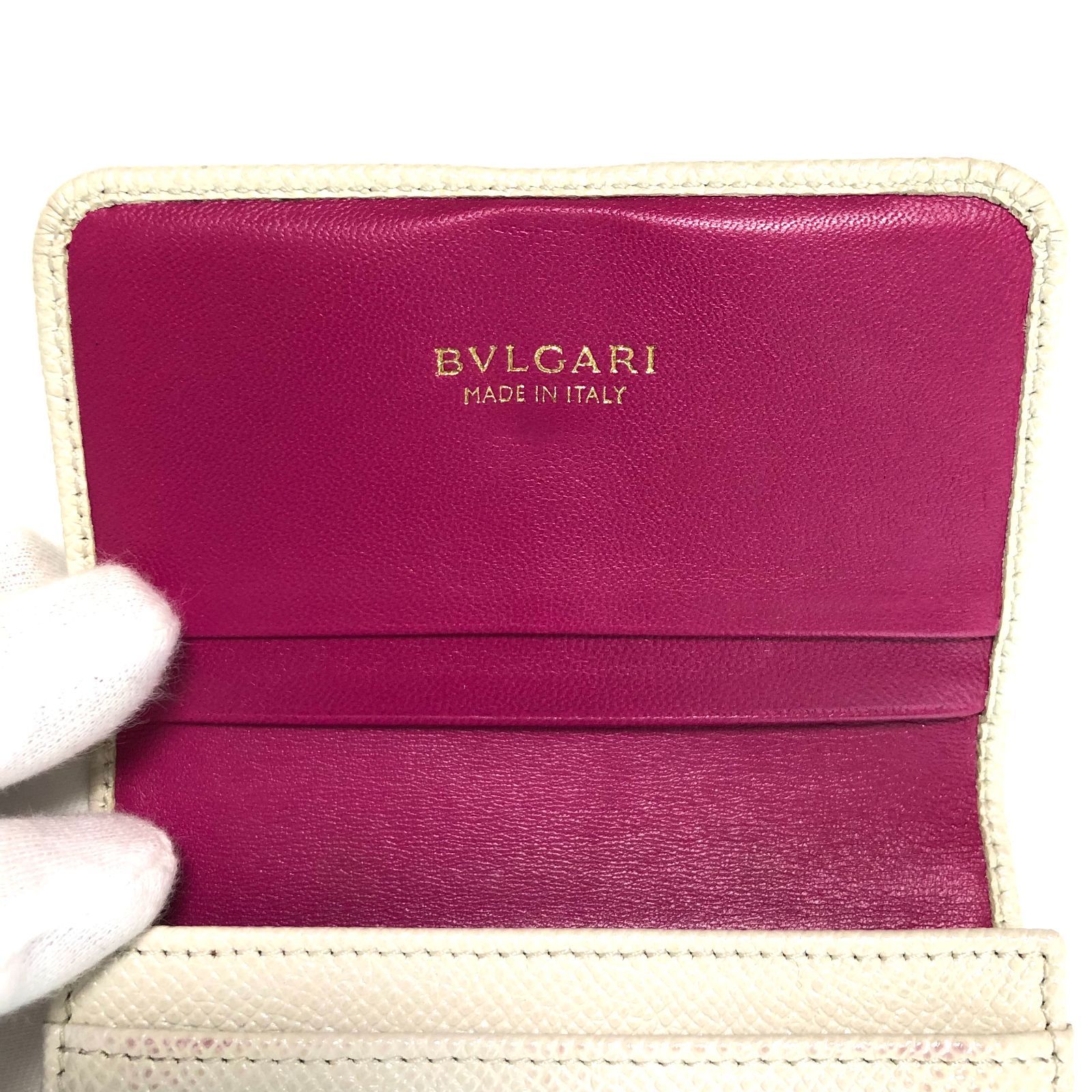 ⭐美品⭐ＢＶＬＧＡＲＩ ロゴクリップ 名刺入れ カードケース - メルカリ