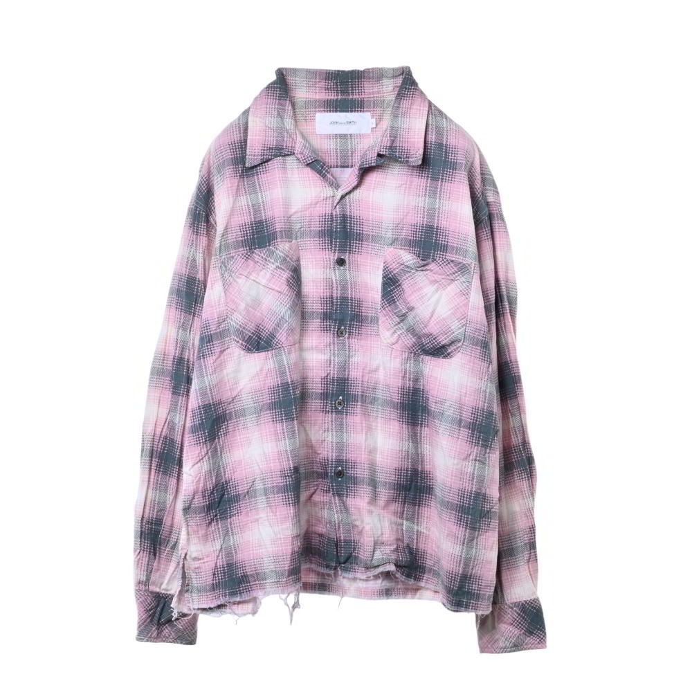 JOHN MASON SMITH コットン チェック ネルシャツ