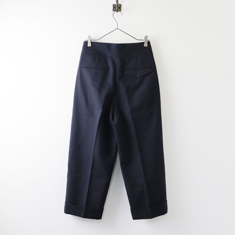 マーガレットハウエル×フォックスブラザーズ　ワイドパンツ　ウール　グレー　Ⅱ マーガレットハウエル フォックスブラザーズ MARGARET HOWELL