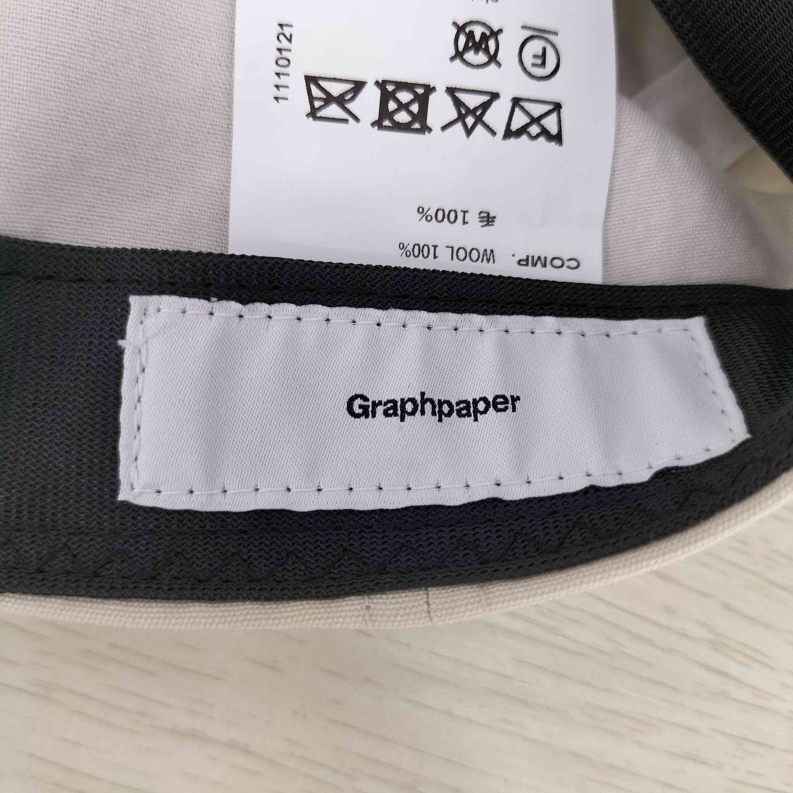 グラフペーパー Graphpaper Boiled Wool 6 Panel Cap ボイルド ウール