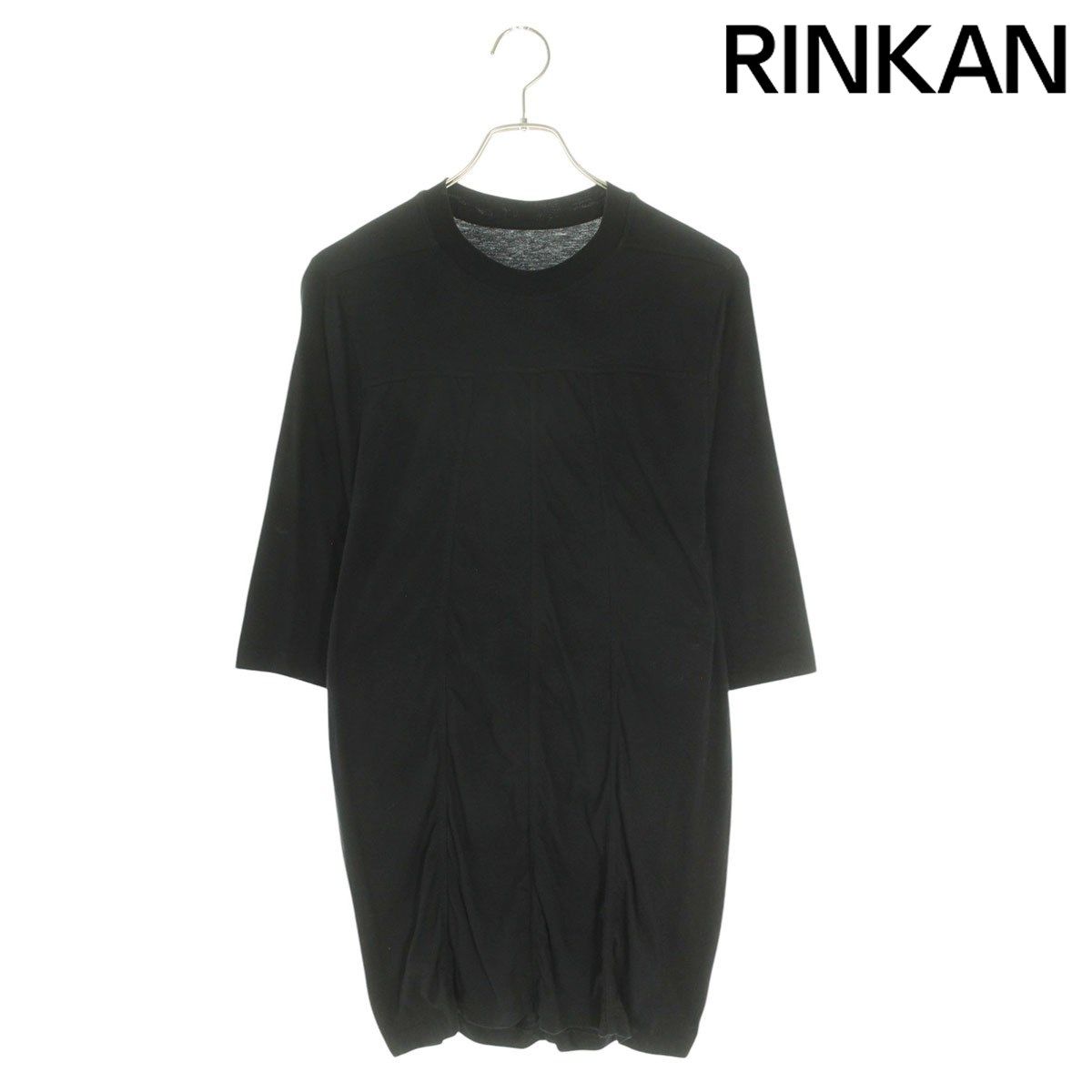 リックオウエンス  22AW  RU02B2244-JA グリッドクルーネックTシャツ メンズ XS