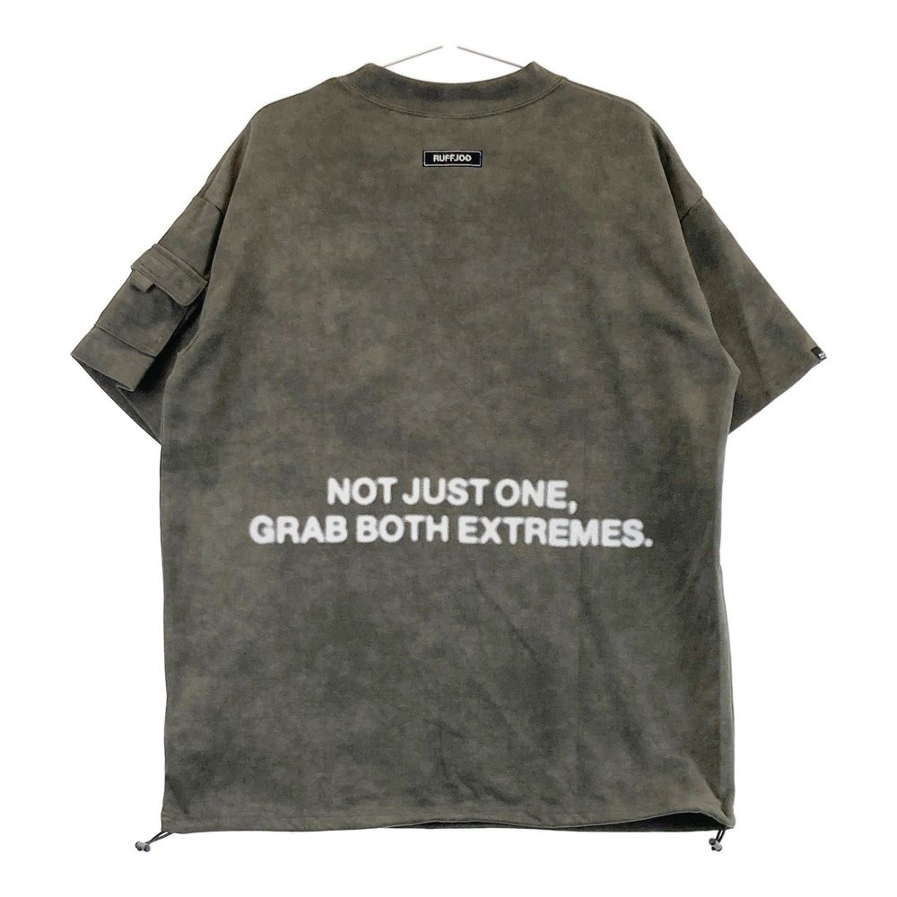 サイズ XL RUFFLOG ラフロッグ 半袖モックネックTシャツ グレー系 240101538361 ゴルフウェア メンズ ストスト