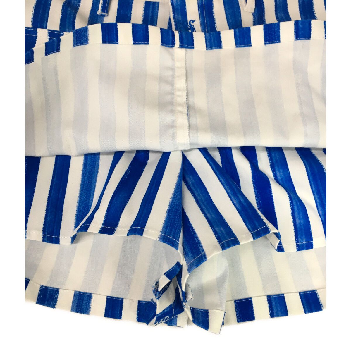Dance With Dragon - coco 中古 ダンスウィズドラゴン DANCE WITH DRAGON レディース スカート風ショートパンツ 3(L) 緑 グリーン キュロットパンツ 薄地 コーヒードリンク柄 中古 レディース ダンスウィズドラゴン DANCE WITH DRAGON