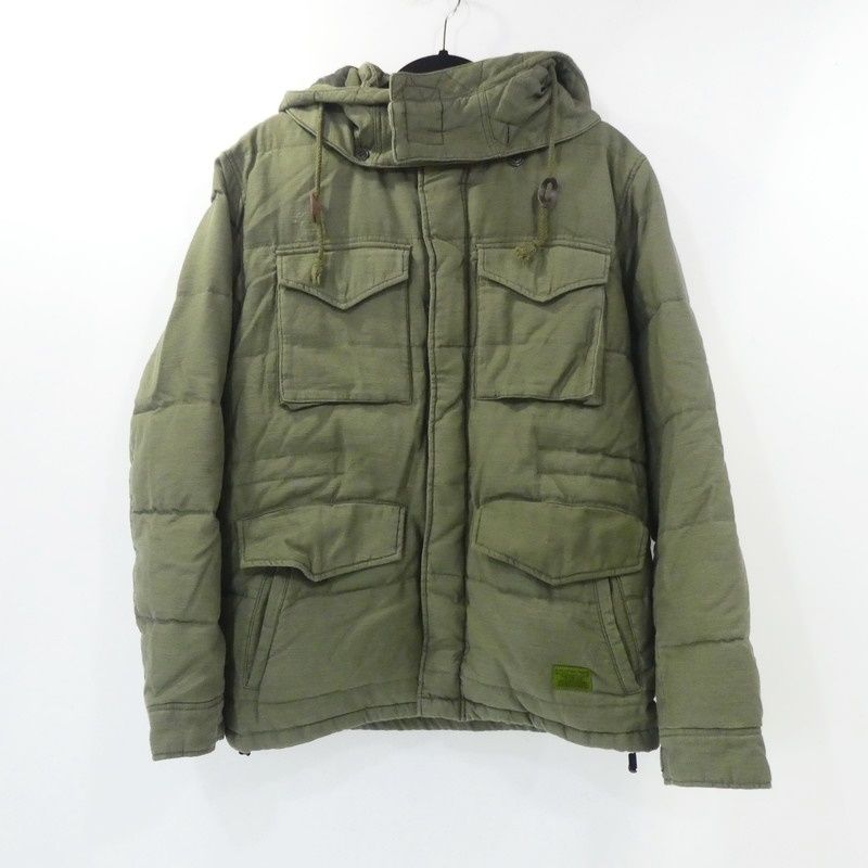【姫路東店】 中古 X-LARGE | エクストララージ ダウンジャケット M-65 HOODIE DOWN JACKET 0134511 オリーブ 【095】