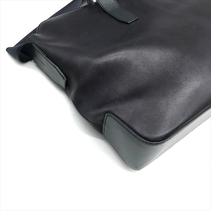 超美品 HERMES エルメス ポルトドキュメント シティニュース ブルーニュイ メンズ ビジネス ハンド ショルダー バッグ ネイビー k5559 HERMES - 超美品 HERMES エルメス ポルトドキュメント シティニュース