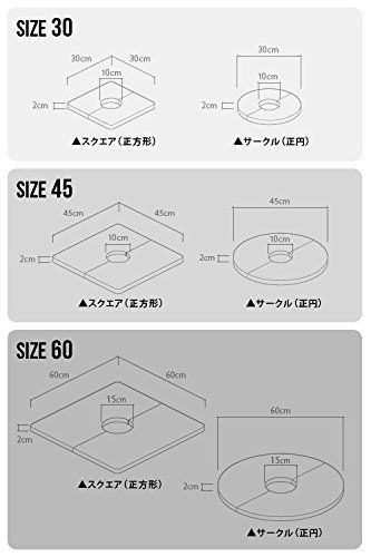 プランツテーブル マンゴー材 直径60cm ハングアウト PLT-C60(MG