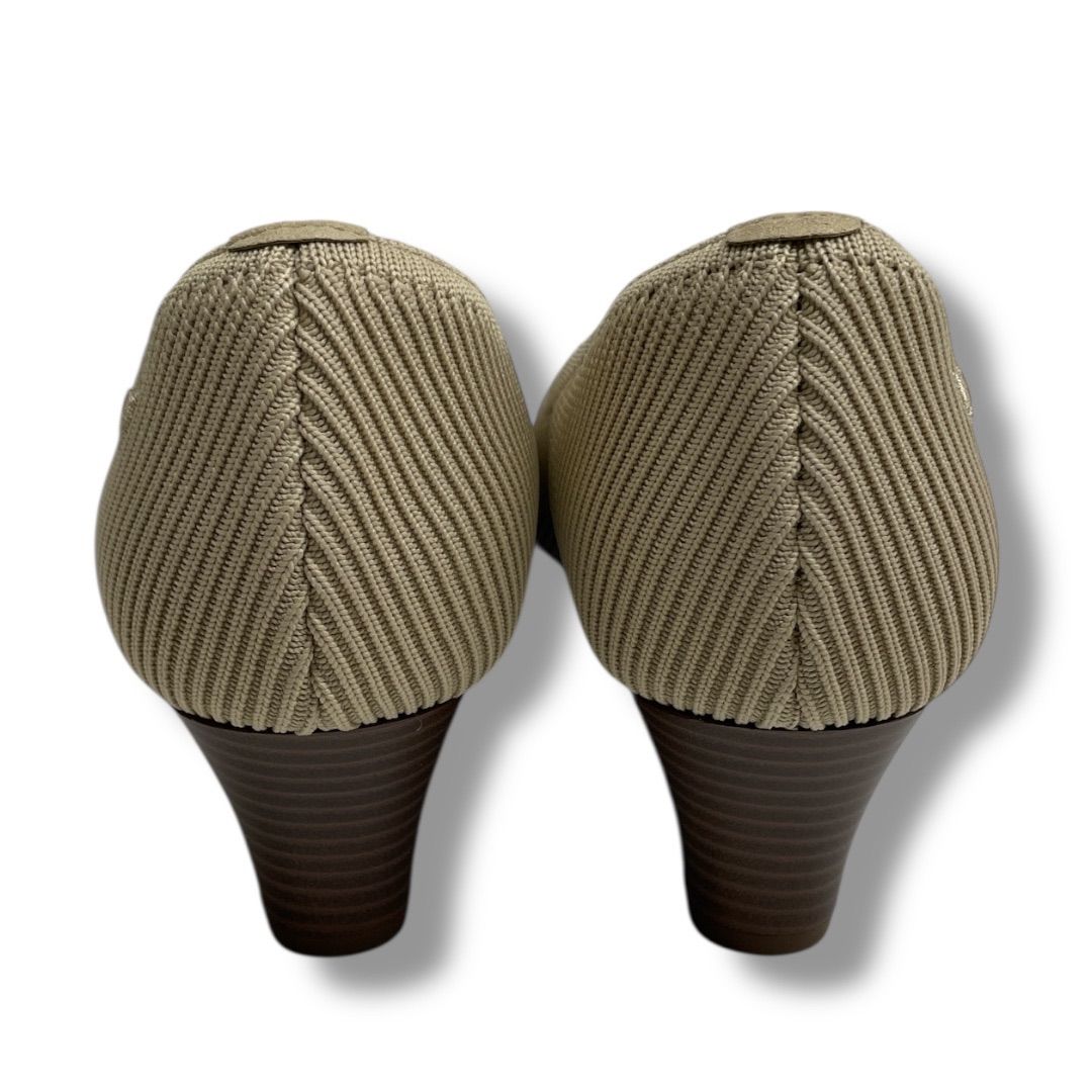 新品 未使用 VIVAIA ビバイア スクエアトゥ ウェッジヒールパンプス