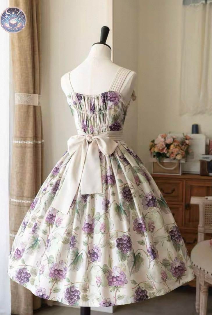 ロリータ風シンプルジャンパースカート