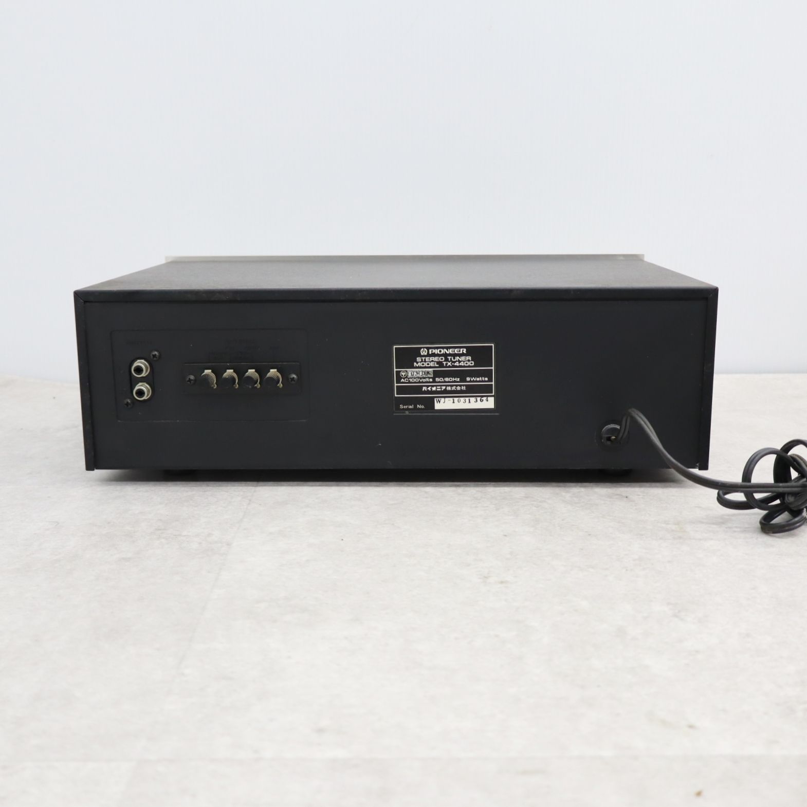 希少品！昭和レトロ！★pioneer★AM/FMステレオチューナーTX-4400 △昭和レトロ/当時物 元箱あり｜ステレオチューナー FM/AM