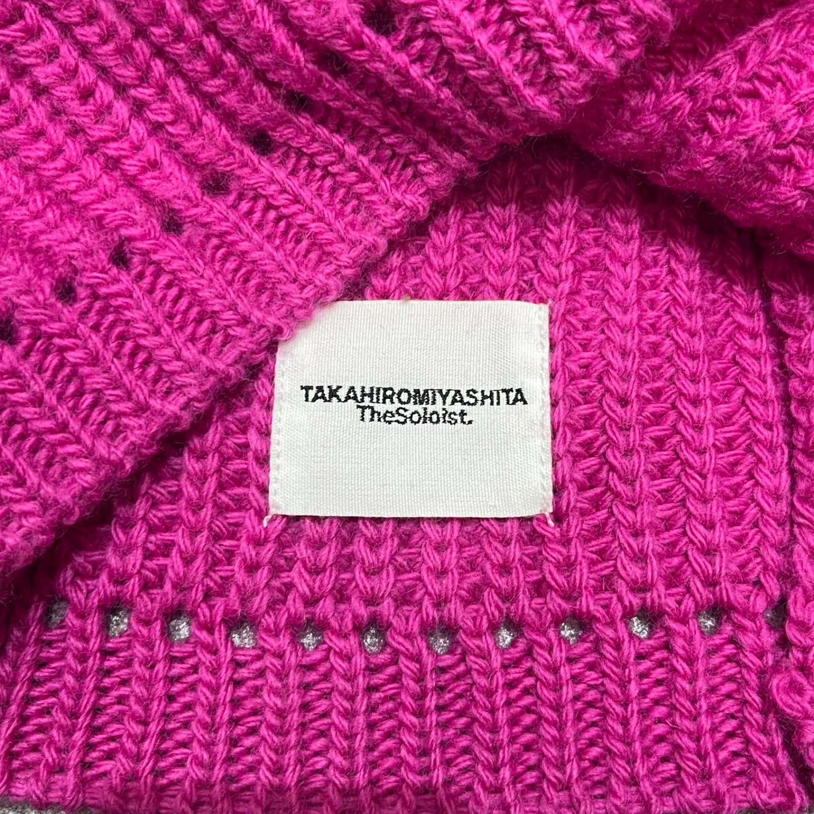TAKAHIROMIYASHITATheSoloist aran pattern balaclava アラン