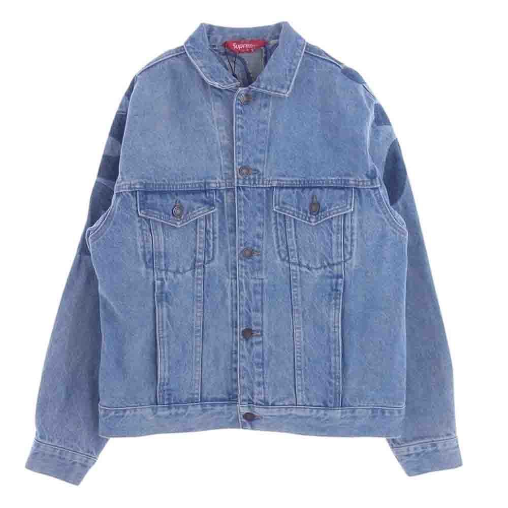 Supreme シュプリーム デニムジャケット 22ss Inset Logo Denim Trucker Jacket インセットロゴ デニムトラッカー  ジャケット ウォッシュブルー S【中古】 - メルカリ