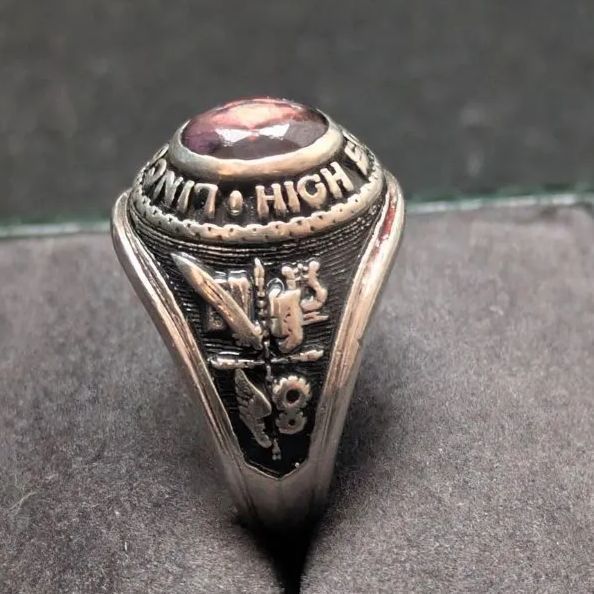 JOSTENS 1976年 スターリングシルバー925 11号 カレッジリング - メルカリ