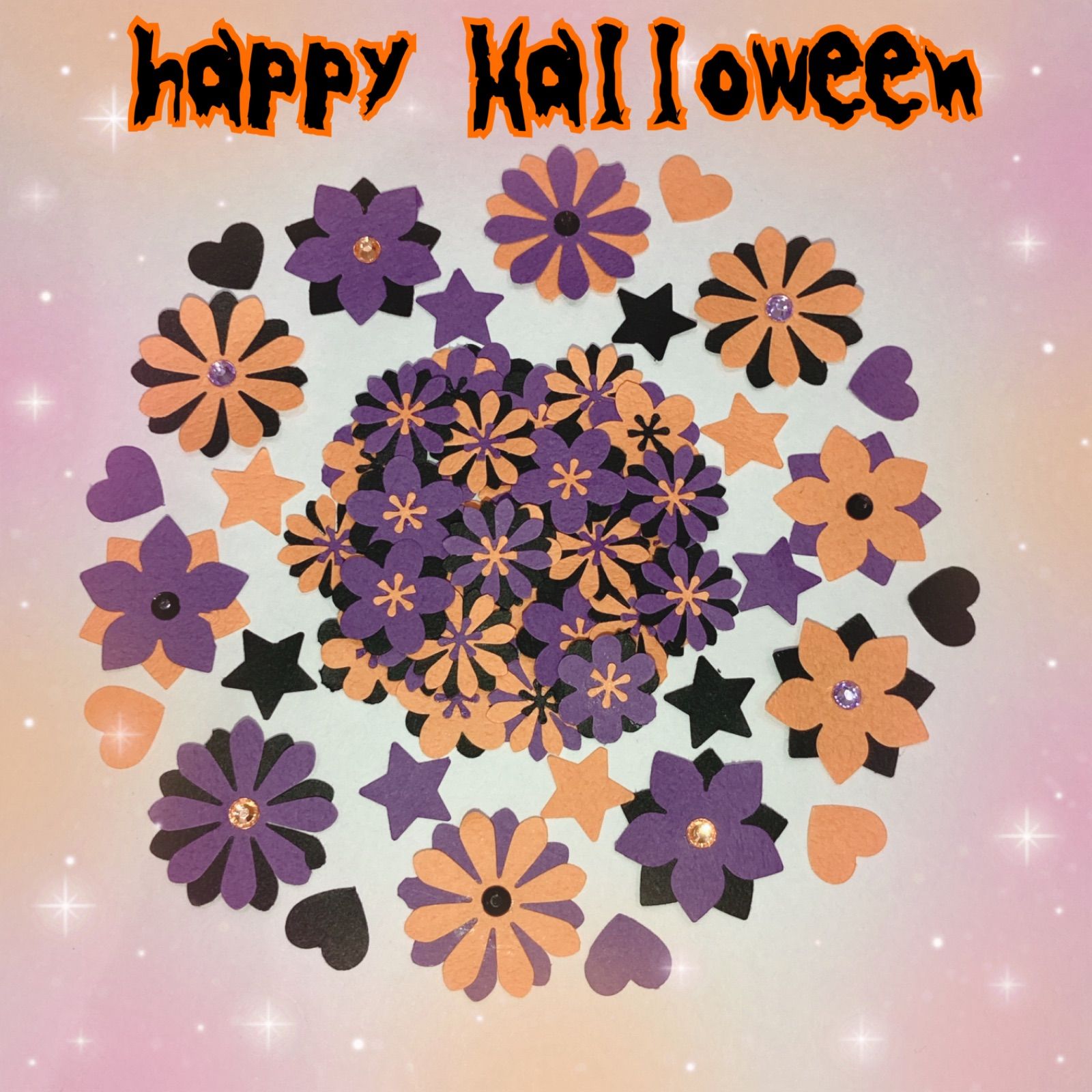 クラフトパンチ ハロウィンセット\( 'ω')/ ◇クラフトパンチ◇ミニ壁画◇アルバム◇メッセージカード