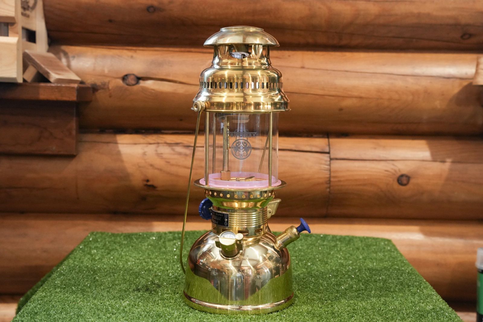 Petromax HK500 ブラス リフレクター ケース 白灯油付き