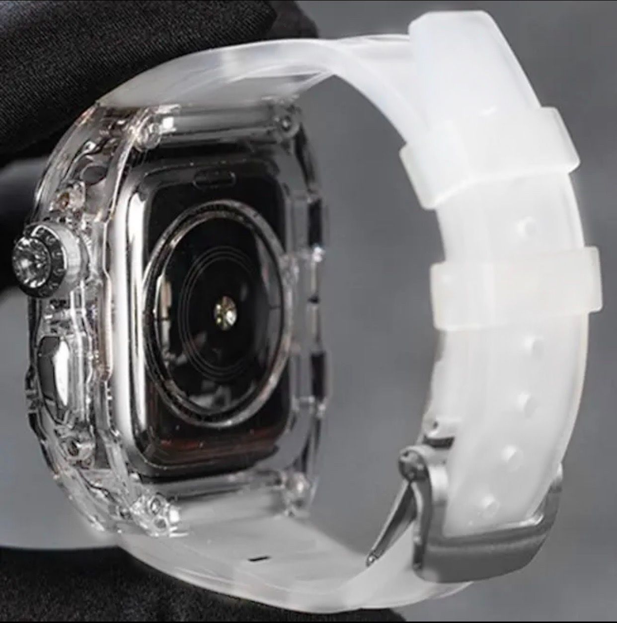 アップルウォッチバンドラバーベルトカバー AppleWatch ケース-33